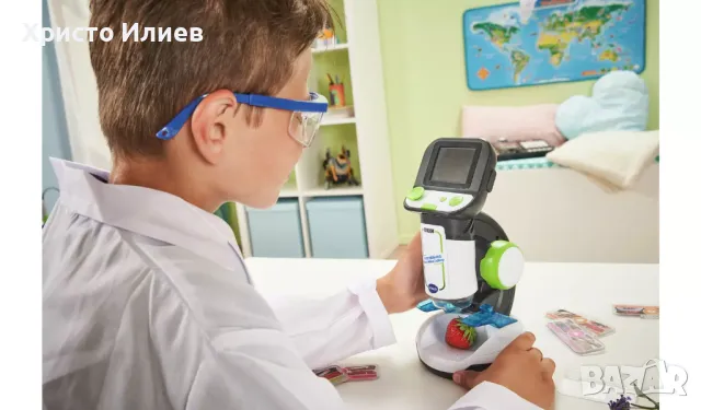 Микроскоп LeapFrog Интерактивна играчка с видео и снимки 2,4 инча екран, снимка 14 - Образователни игри - 48905333