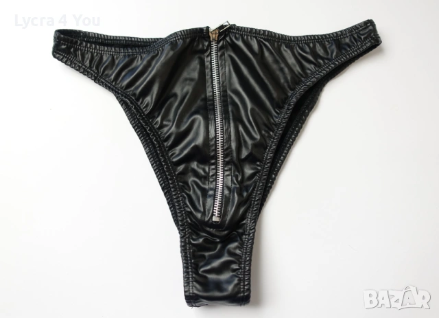 M/L дамски кожени изрязани бикини