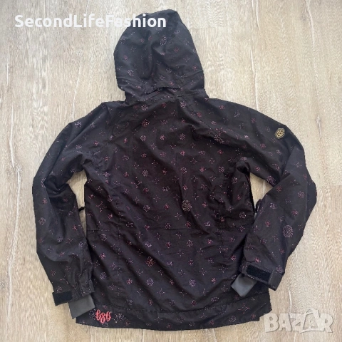 686 Smarty Дамско ски яке за сноуборд, двуслойно, черно/розово, размер M, снимка 10 - Зимни спортове - 53258591