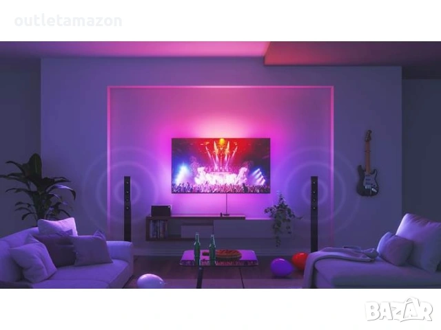Nanoleaf 4D Screen Mirror Camera Lightstrip Kit 65 инча