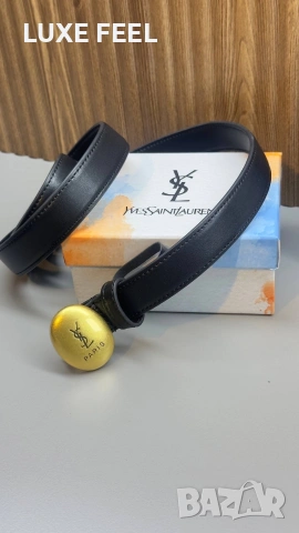 YVES SAINT LAURENT ⚜️ Естествена Кожа , снимка 5 - Колани - 53200932