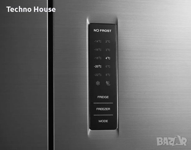 Хладилник с фризер Wolkenstein WCD362NFDEIX, снимка 4 - Хладилници - 52906180