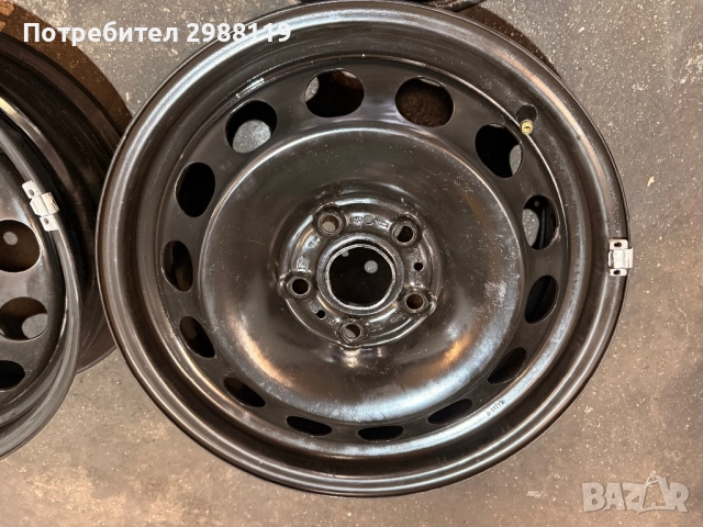 Железни Джанти Audi Vw 5х112 16цола, снимка 5 - Гуми и джанти - 52392488