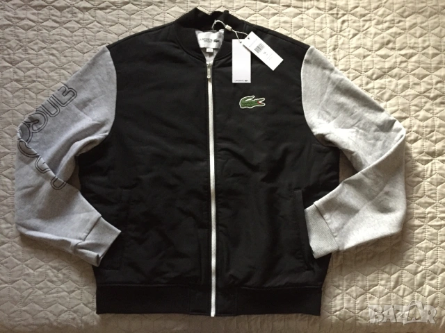 Lacoste оригинално ново мъжко яке бомбър 56 L/XL, снимка 7 - Якета - 53935003