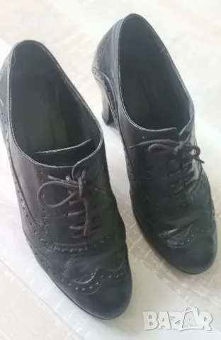 Дамски боти естествена кожа , снимка 2 - Дамски обувки на ток - 48874267