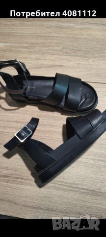 Черни сандали , снимка 1 - Сандали - 45494352