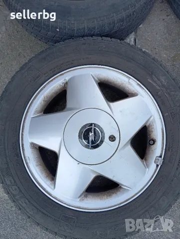 Лети алуминиеви 5 броя джанти Опел Шевролет 15" ЦО 56, снимка 4 - Гуми и джанти - 50045629