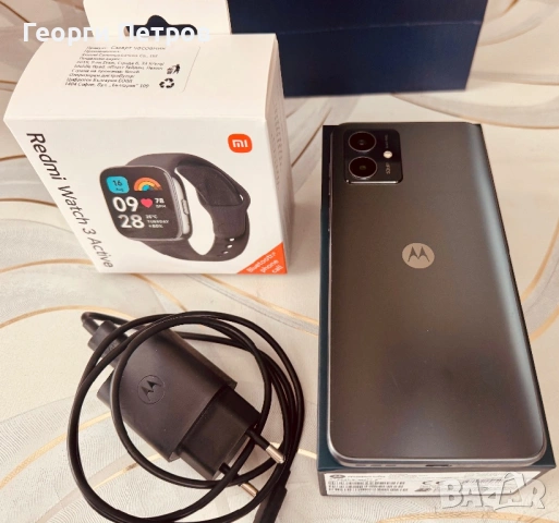 Смартфон Motorola Moto g14, 128GB, 4GB RAM, 4G, Grey, снимка 6 - Motorola - 53218323