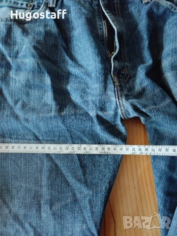 Мъжки винтидж дънки Levis-505 Regular Fit W38/L30, снимка 9 - Дънки - 52512450