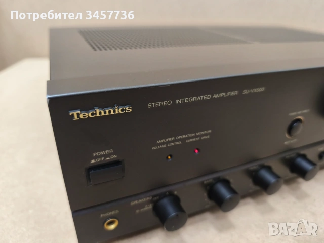 Стерео Усилвател Technics SU-VX500 Made in Japan, снимка 10 - Ресийвъри, усилватели, смесителни пултове - 53529911