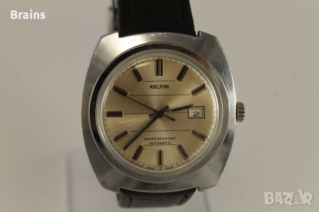 1970's Английски Ръчен Часовник KELTON Automatic, снимка 4 - Антикварни и старинни предмети - 45581206