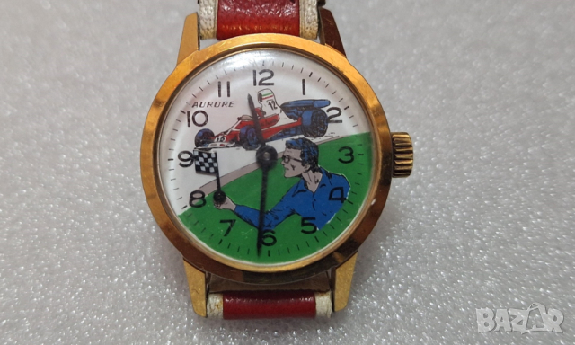 Детски Механичен Часовник AURORE antimagnetic, FORMULA1, SWISS, снимка 2 - Антикварни и старинни предмети - 45057217