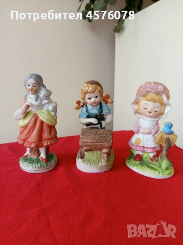 лот от три красиви порцеланови фигури, снимка 2 - Декорация за дома - 53730338