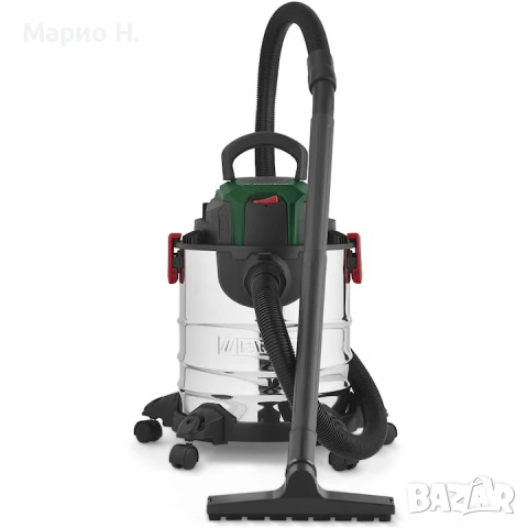 Прахосмукачка за сухо и мокро почистване Parkside, 1300 W, 19.8 л, чисто нова, в гаранция, снимка 5 - Прахосмукачки - 53950716