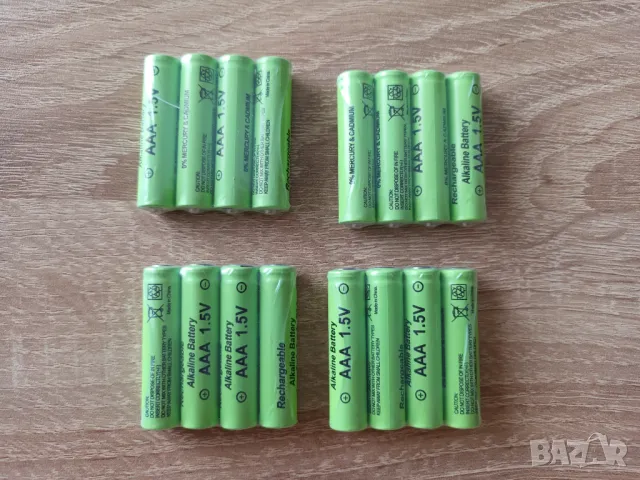 Батерии ААА 1.5V 3000mah,акумулаторни,презареждащи алкални, rechargeable НОВО, снимка 1 - Части и Платки - 47966270