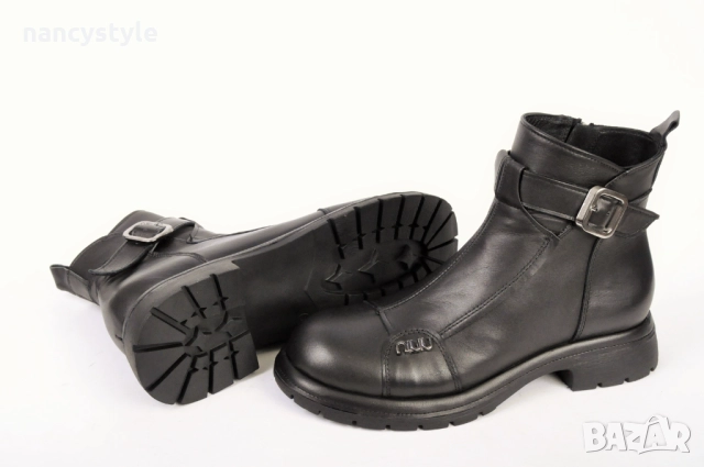 ЗИМА '25'26! Дамски боти от естествена кожа - Два цвята, снимка 5 - Дамски боти - 52288977