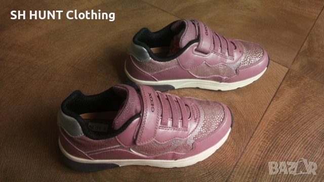 GEOX RESPIRA Light Kids Shoes Размер EUR 31 / UK 12 1/2 детски естествена кожа светещи 91-14-S, снимка 2 - Детски обувки - 52248021