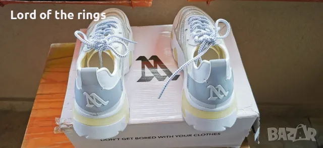 Оригинални маркови дамски маратонки / сникърси MANU - 37 номер, снимка 4 - Маратонки - 49776360