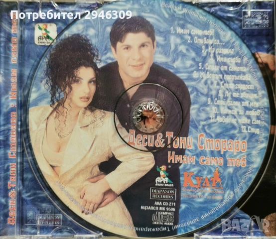 Деси и Тони Стораро - Имам само теб(2001), снимка 2 - CD дискове - 53897570