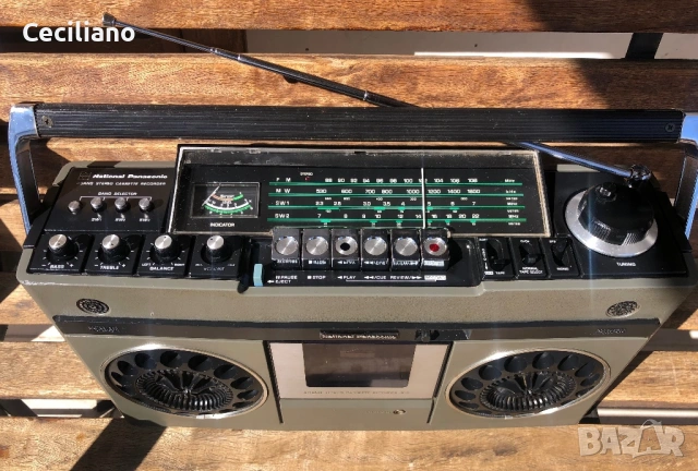 National Panasonic RS-466  (Japan-1975) Работещ радиокасетофон !, снимка 7 - Радиокасетофони, транзистори - 53974772