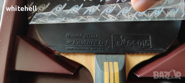 Хилка за тенис на маса Nittaku Acoustic Inner Carbon G-Revision ST + Fastarc G-1, снимка 5 - Други спортове - 50891487