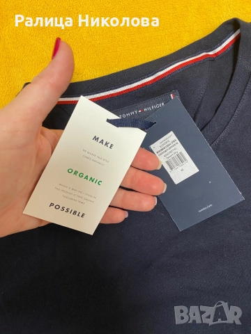 Мъжка блуза с дълъг ръкав Tommy Hilfiger slim fit, снимка 4 - Блузи - 51847105