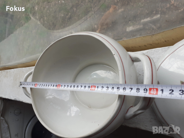 Голям супник български порцелан с маркировка, снимка 6 - Антикварни и старинни предмети - 53385315