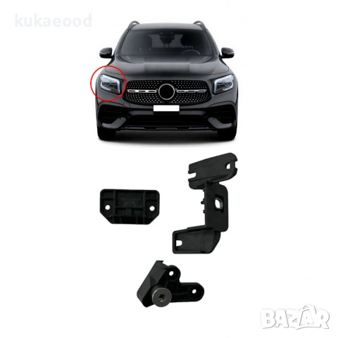 Комплект щипки за захващане на фар Mercedes GLB-Class X247, снимка 3 - Части - 54192198
