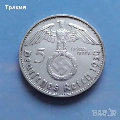 5 марки 1939 г. СРЕБРО 