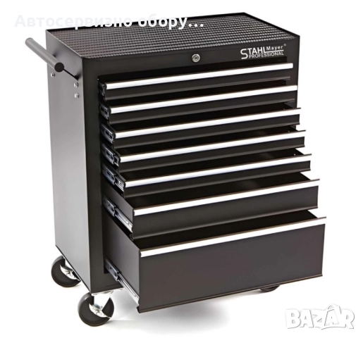 STAHLMAYER - Eco – мобилна количка за инструменти с 7 чекмеджета, снимка 2 - Други инструменти - 52114658