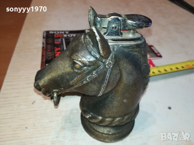 КОН-МАСИВНА ЗАПАЛКА ОТ ФРАНЦИЯ 0710252024, снимка 10 - Антикварни и старинни предмети - 51979441