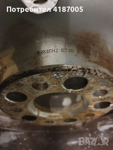 алуминиеви джанти ауди / шкода 8Jx17H2 ET30, снимка 3 - Гуми и джанти - 53862323