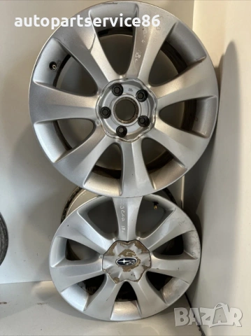 Алуминиева джанта 6 спици 8x18 ET55 за Subaru Tribeca 3.0 V6 (2009) , снимка 2 - Части - 54254953