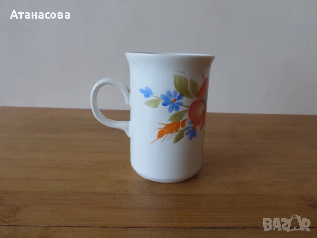 Колекционерска порцеланова чаша Коста Йорданов Видин 1980 г , снимка 4 - Чаши - 50762184