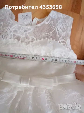 Нова 110см шаферска рокля, снимка 9 - Детски рокли и поли - 50223525