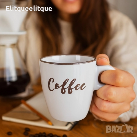 Керамична чаша Coffee 220 мл – стил, удобство и енергия във всяка глътка, снимка 5 - Чаши - 52330433