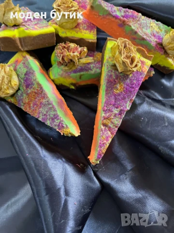 натурален сапун дамски ”Златен пир, снимка 4 - Козметика за тяло - 51063616