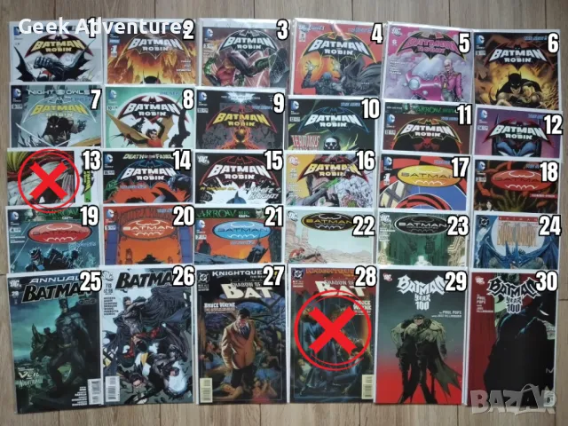 Comic Books - Batman, Wolverine, Spawn, Hulk, X-Men, Punisher, Marvel, снимка 2 - Списания и комикси - 48013618