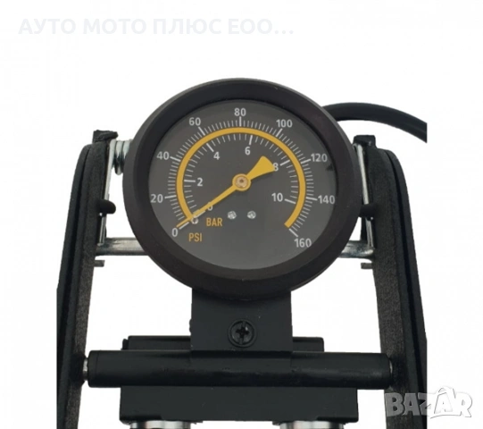 Крачна помпа с манометър - Двубутална., снимка 5 - Аксесоари и консумативи - 53934579