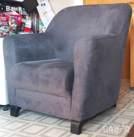 Фотьойл Литъл рок E24 - Dizma - втора ръка /много добро състояние/, снимка 4 - Дивани и мека мебел - 53743610