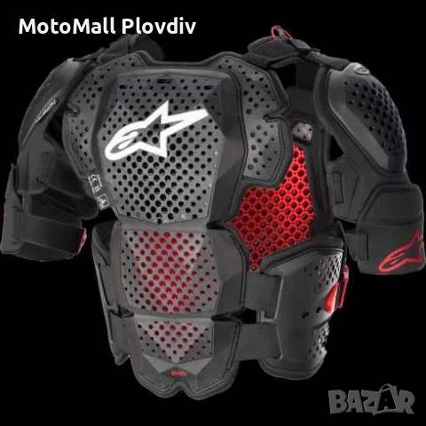 Протекторна броня ALPINESTARS A-10 V2 Black/Red, снимка 2 - Аксесоари и консумативи - 51507840