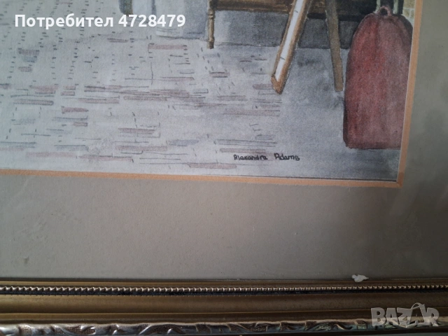 Картини акварел с красиви рамки и подпис на художника., снимка 6 - Декорация за дома - 53704999