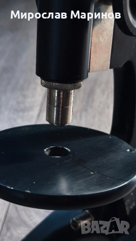 Малък Ретро микроскоп , снимка 3 - Колекции - 52829599