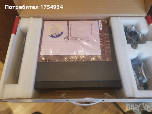 DVR Hikvision DS-7604HI-ST/A хибриден двр за аналогови и IP камери, снимка 4 - Други - 53900289
