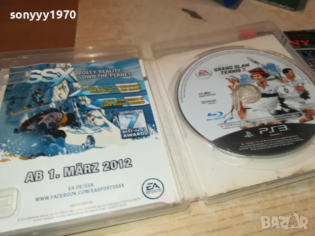 SONY PS3 GRAND SLAM TENNIS 2 GAME 1308251046, снимка 4 - Игри за PlayStation - 51349139