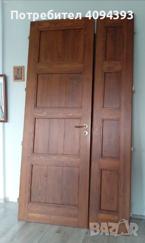 Дървени масивни врати, снимка 2 - Интериорни врати - 45686879