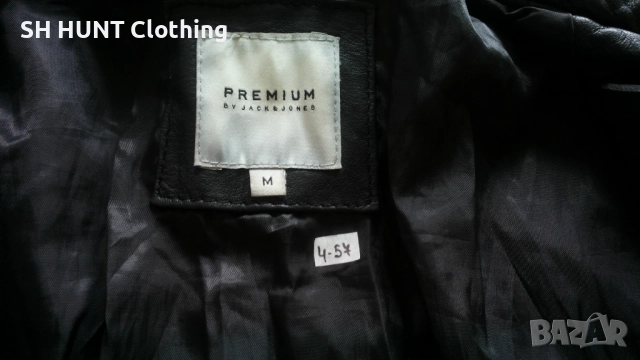 Jack & Jones Lamb Leather Jacker Размер M мъжко яке естествена кожа 4-57, снимка 12 - Якета - 52226773