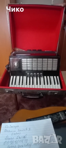 Немски черен 60 басов акордеон "Велмайстер", снимка 4 - Акордеони - 53998373