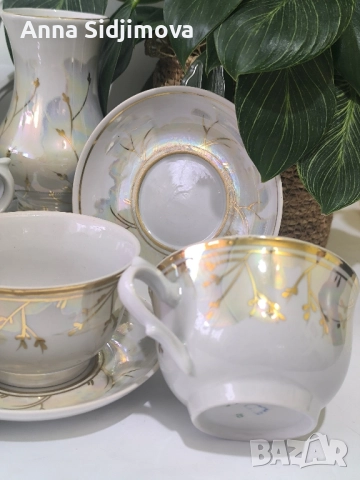 Руски порцелан сервиз за чай , снимка 7 - Сервизи - 52161898