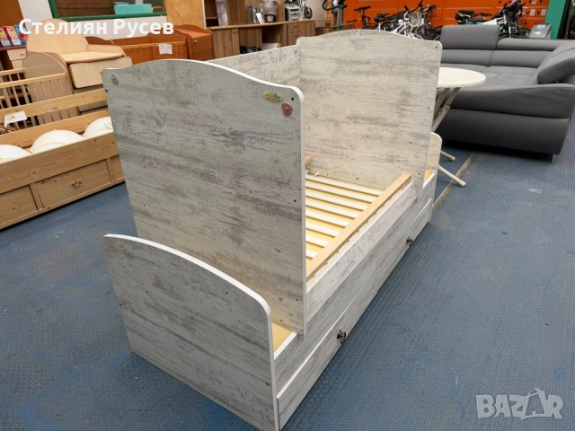 190311  детско легло 2в1   75/165см цена 70 евро или 136.91 лв     obs,sy -165см / 75см широко -с2 ч, снимка 2 - Спални и легла - 53901521